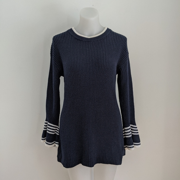 TOMMY HILFIGER Bell Sleeve Sweater, M - Picture 1 of 4